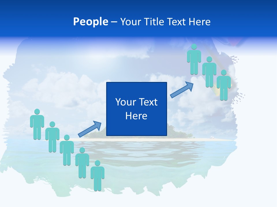 Resort Illustration Travel PowerPoint Template