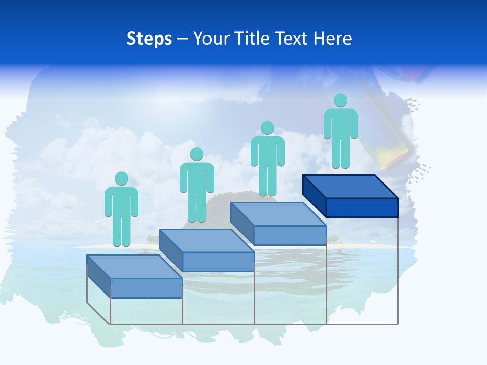 Resort Illustration Travel PowerPoint Template