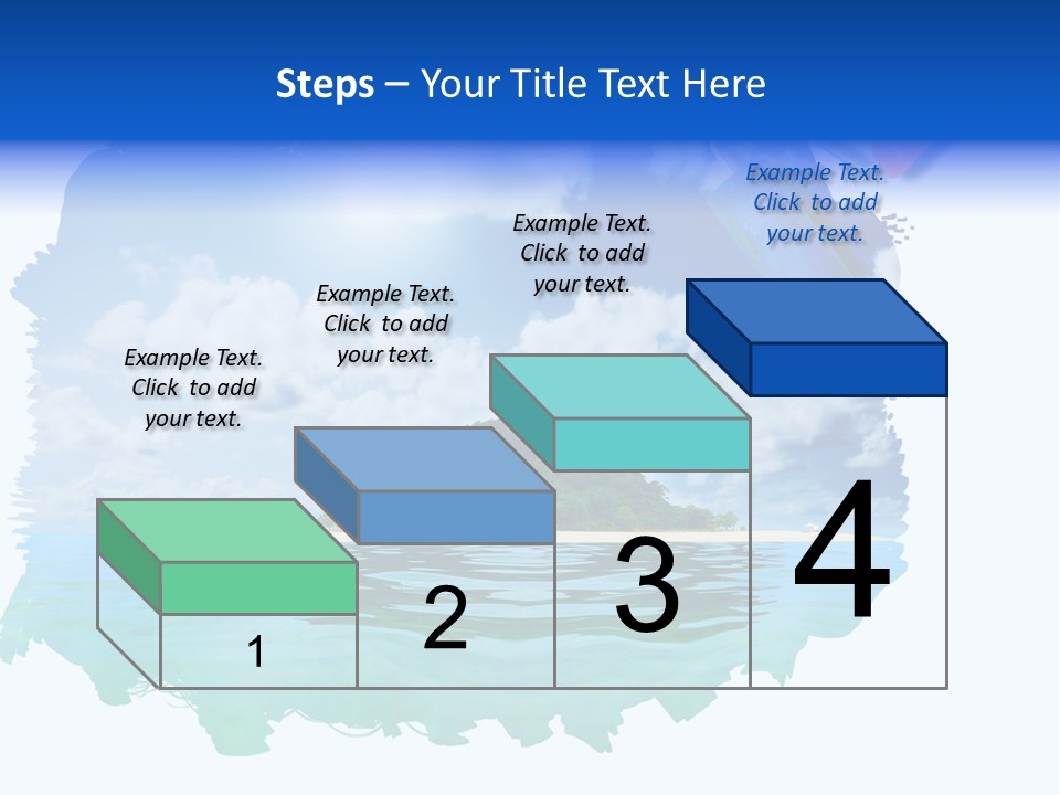 Resort Illustration Travel PowerPoint Template