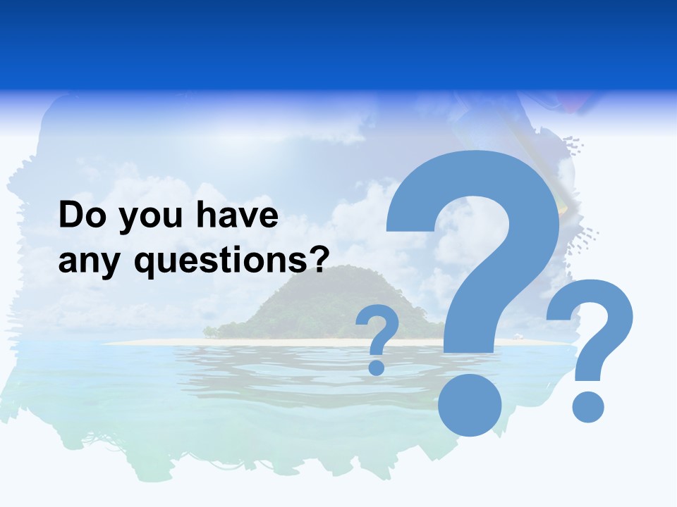 Resort Illustration Travel PowerPoint Template