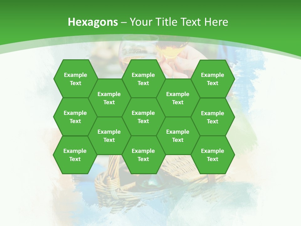 Illustration Two Green PowerPoint Template