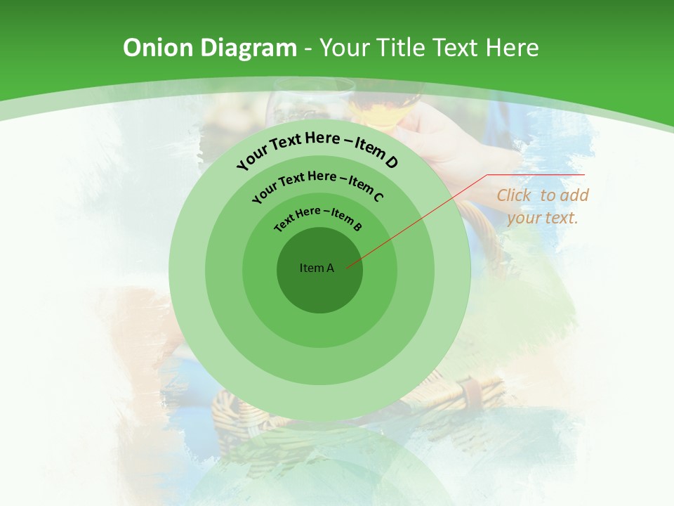 Illustration Two Green PowerPoint Template