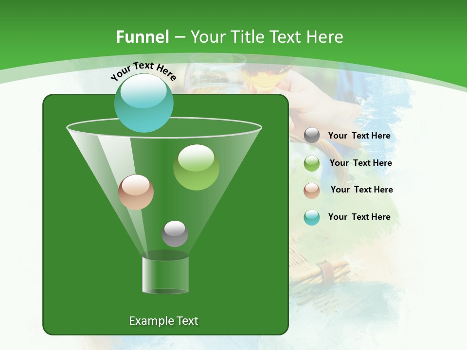 Illustration Two Green PowerPoint Template