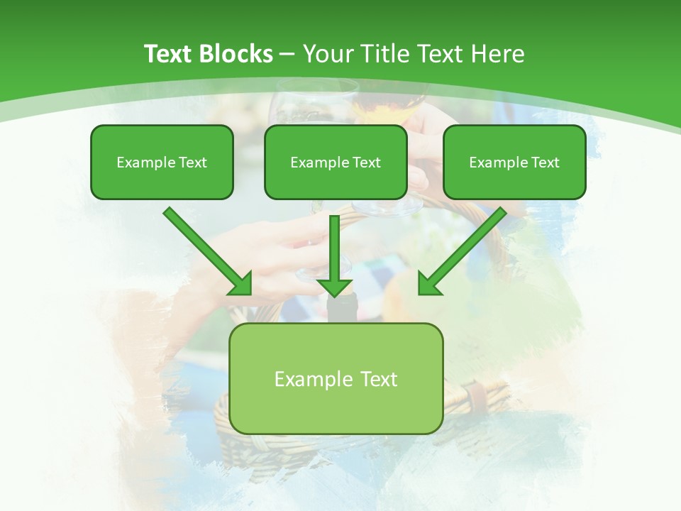 Illustration Two Green PowerPoint Template