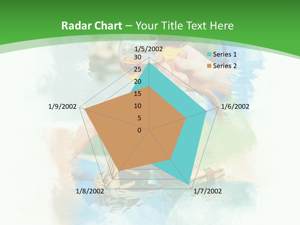 Illustration Two Green PowerPoint Template