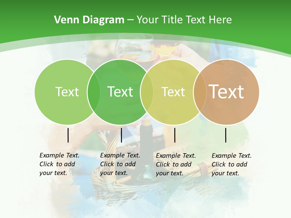 Illustration Two Green PowerPoint Template