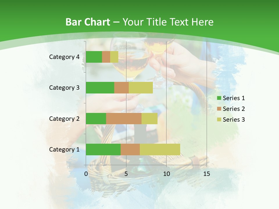 Illustration Two Green PowerPoint Template