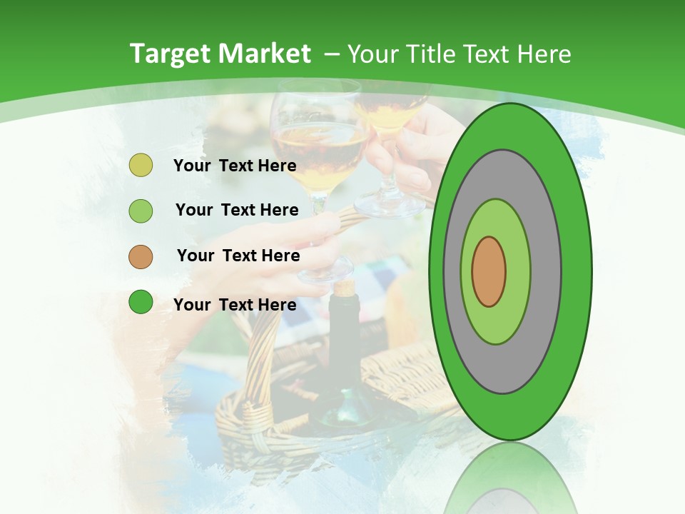 Illustration Two Green PowerPoint Template