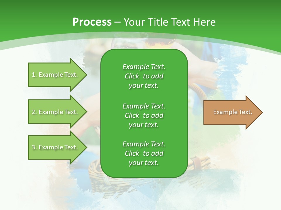 Illustration Two Green PowerPoint Template