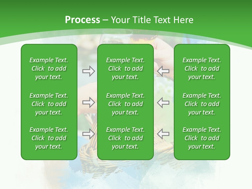 Illustration Two Green PowerPoint Template