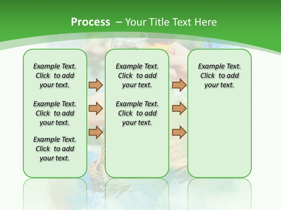 Illustration Two Green PowerPoint Template
