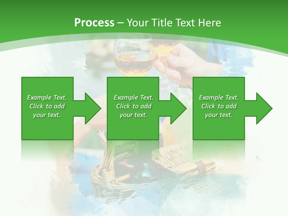Illustration Two Green PowerPoint Template