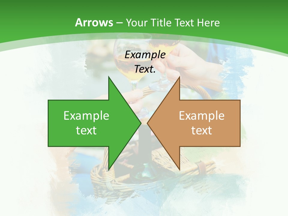 Illustration Two Green PowerPoint Template