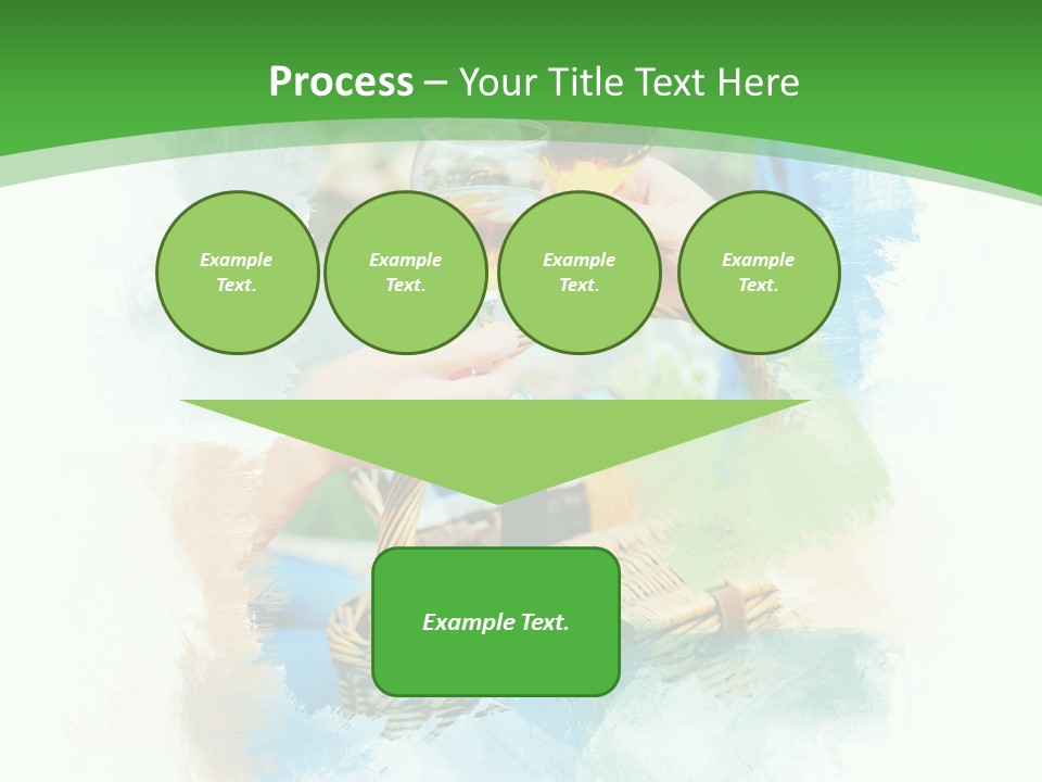 Illustration Two Green PowerPoint Template