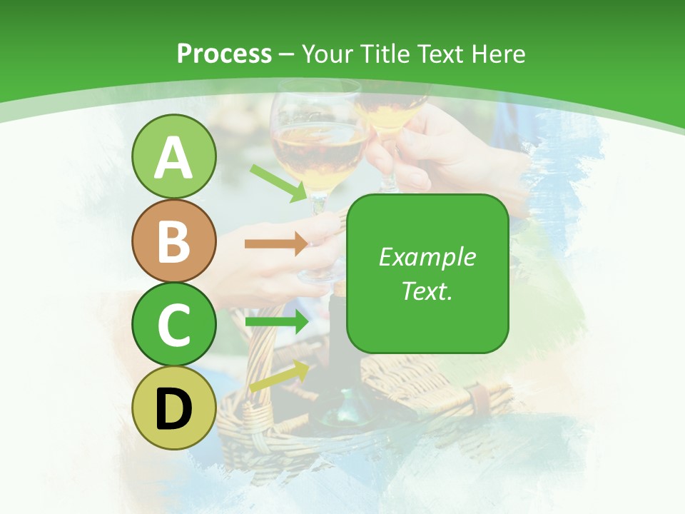 Illustration Two Green PowerPoint Template