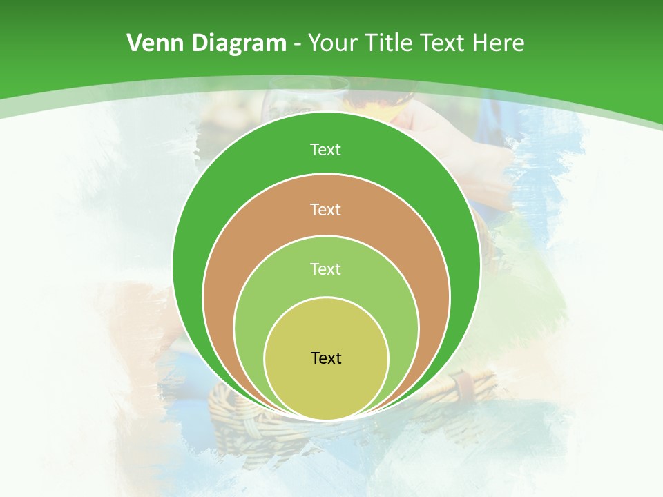 Illustration Two Green PowerPoint Template