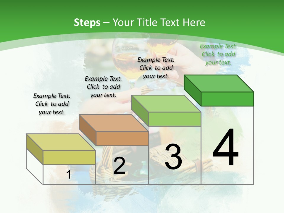 Illustration Two Green PowerPoint Template