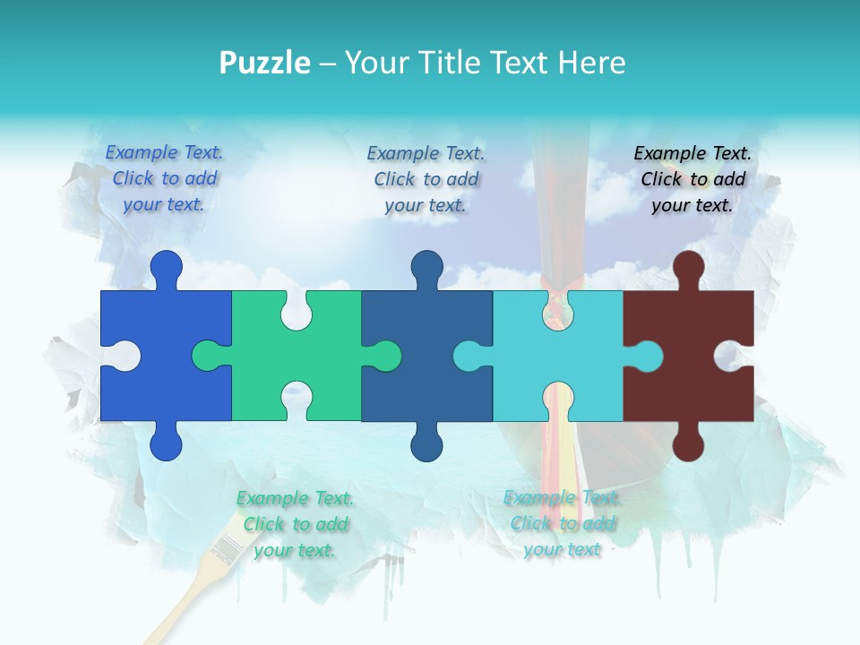 Sketching Sunny Paper PowerPoint Template