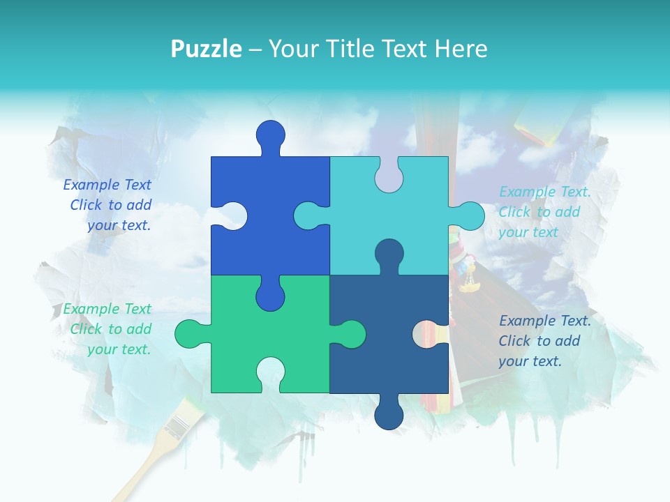 Sketching Sunny Paper PowerPoint Template