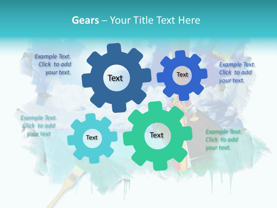 Sketching Sunny Paper PowerPoint Template