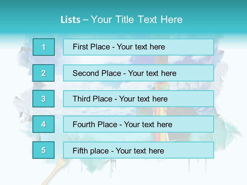 Sketching Sunny Paper PowerPoint Template