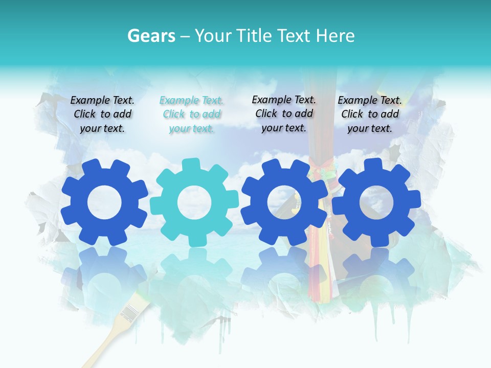 Sketching Sunny Paper PowerPoint Template