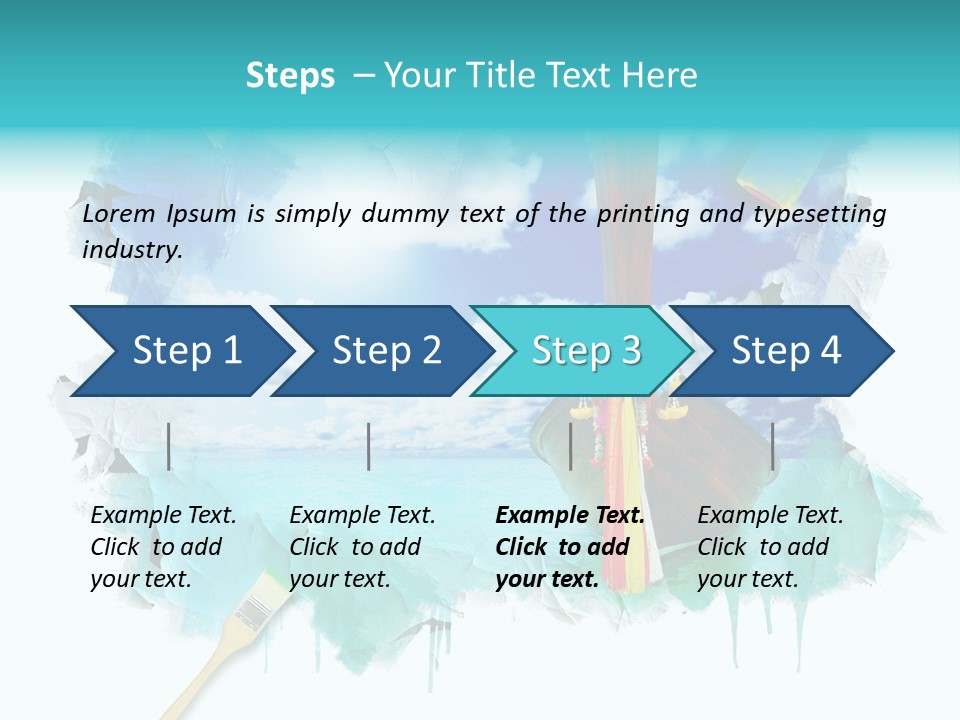 Sketching Sunny Paper PowerPoint Template