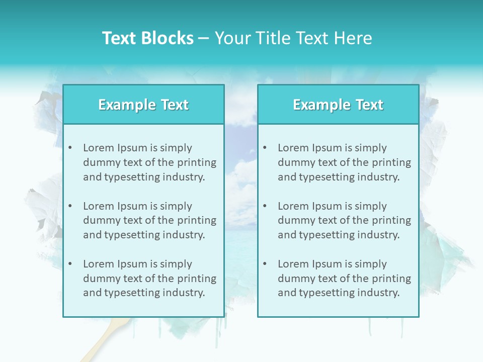 Sketching Sunny Paper PowerPoint Template