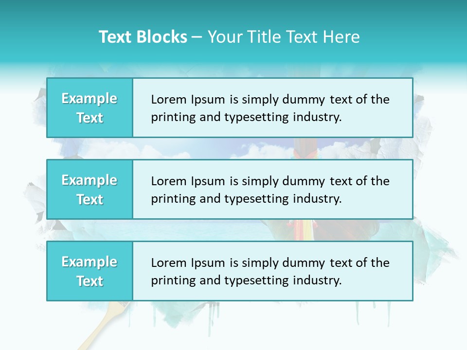 Sketching Sunny Paper PowerPoint Template