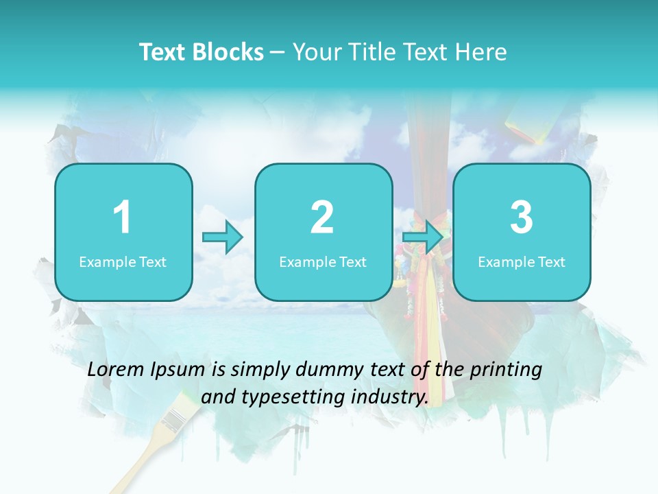 Sketching Sunny Paper PowerPoint Template