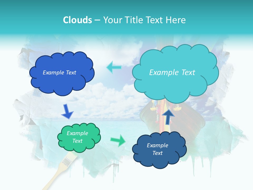 Sketching Sunny Paper PowerPoint Template