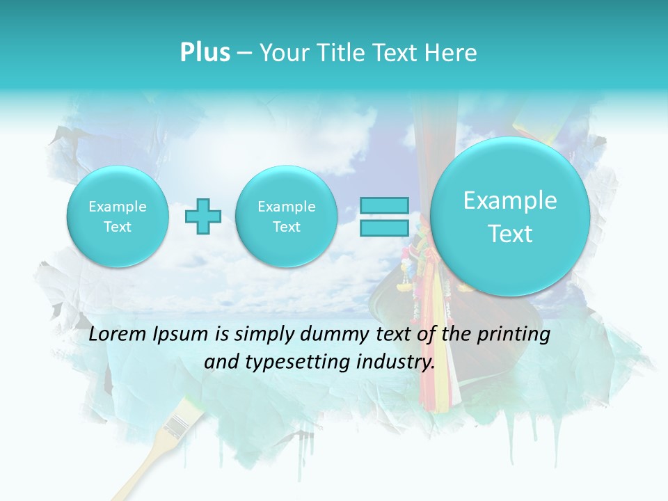 Sketching Sunny Paper PowerPoint Template