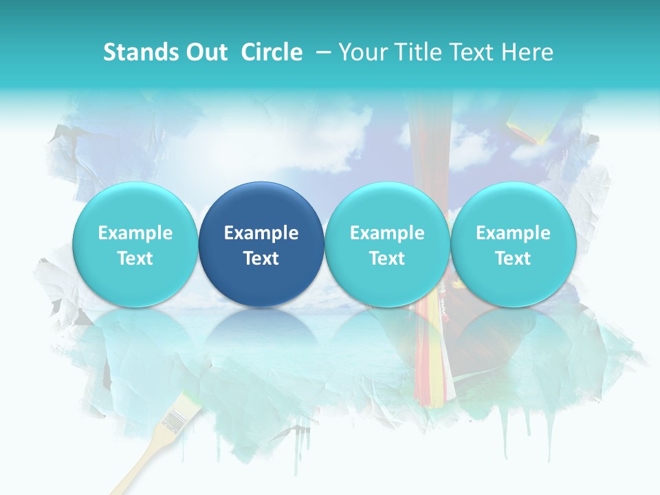 Sketching Sunny Paper PowerPoint Template