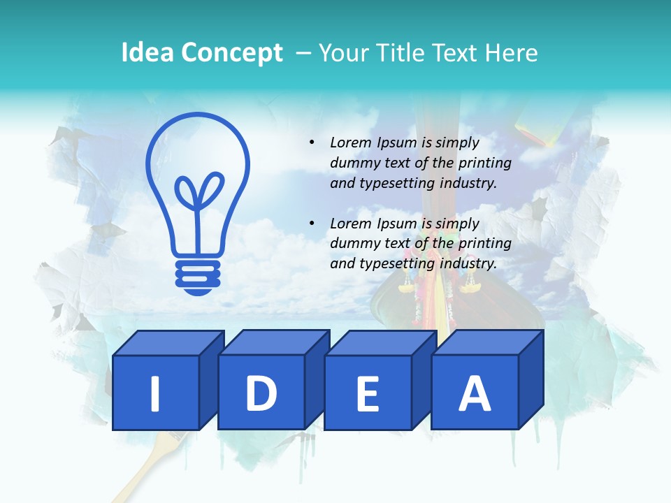 Sketching Sunny Paper PowerPoint Template