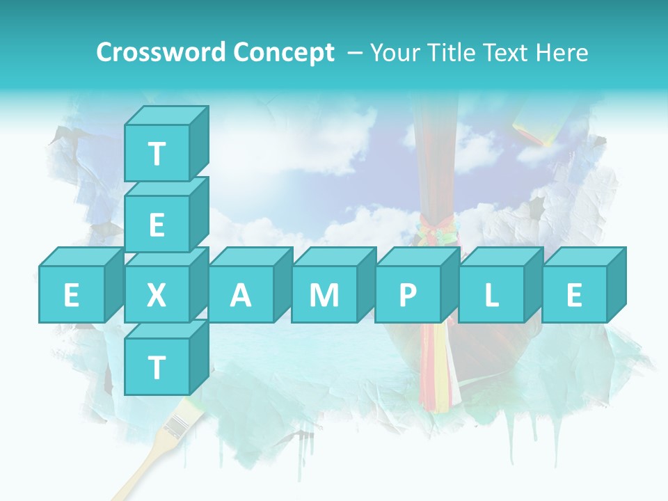Sketching Sunny Paper PowerPoint Template