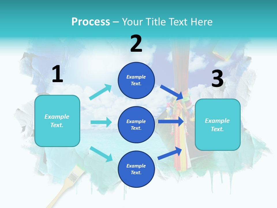 Sketching Sunny Paper PowerPoint Template