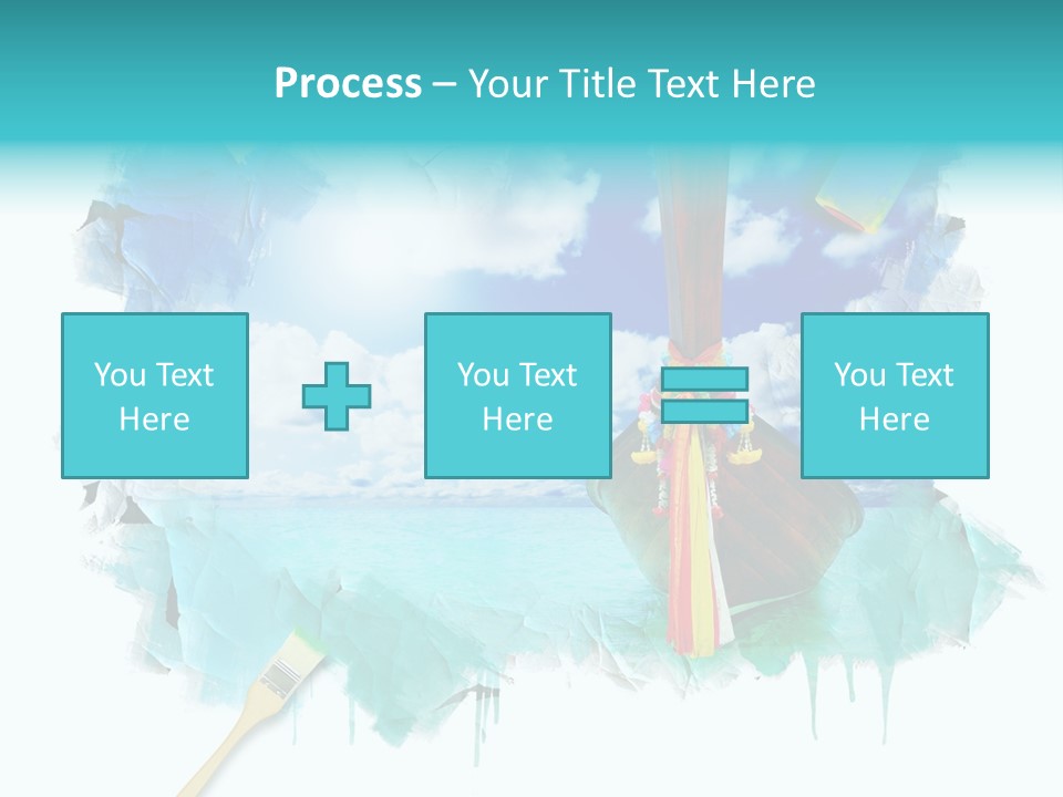 Sketching Sunny Paper PowerPoint Template