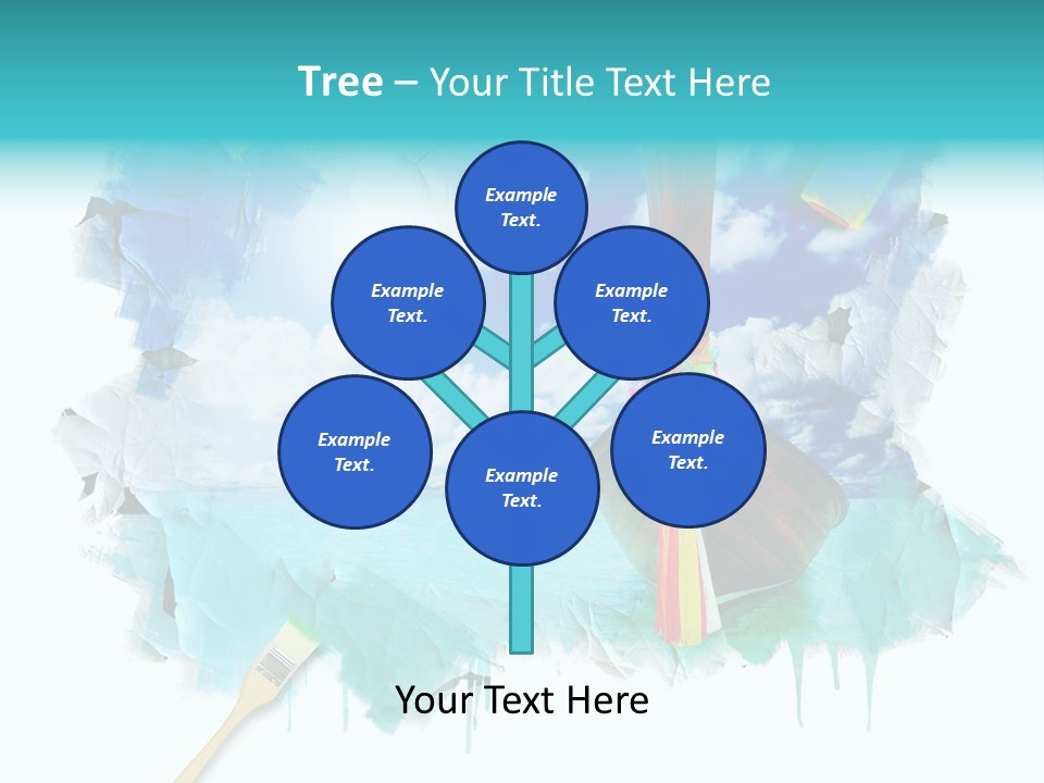 Sketching Sunny Paper PowerPoint Template