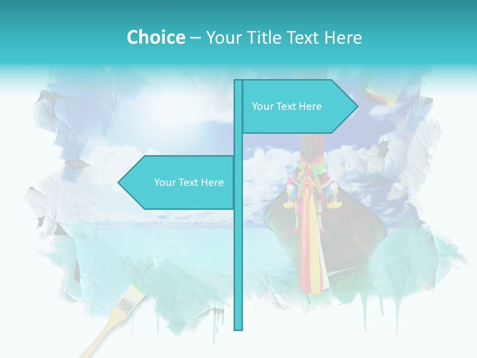 Sketching Sunny Paper PowerPoint Template