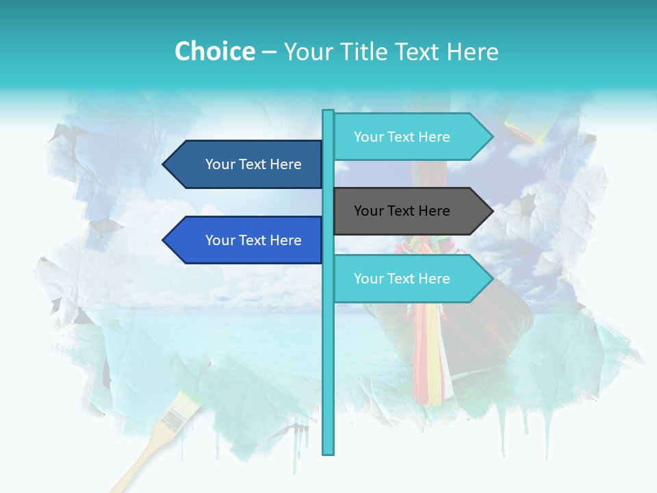 Sketching Sunny Paper PowerPoint Template