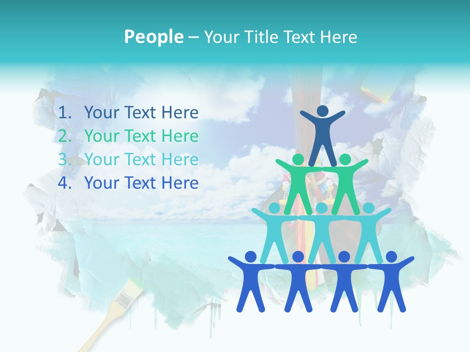 Sketching Sunny Paper PowerPoint Template