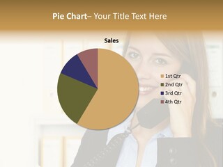 Verbindung Gleichzeitig Callcenter PowerPoint Template