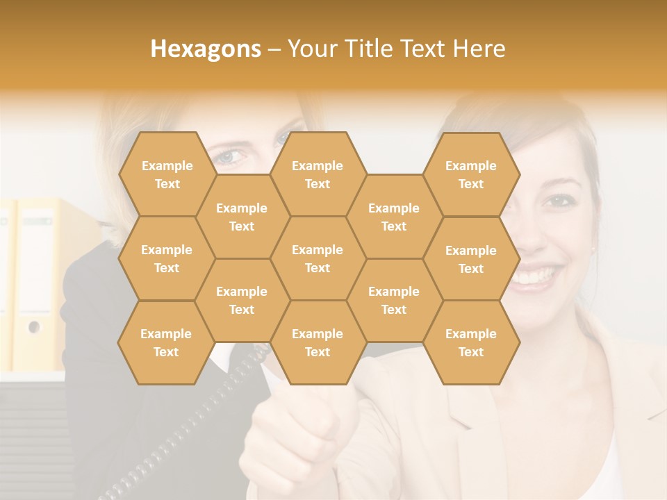 Service Arbeitsplatz Kommunikation PowerPoint Template