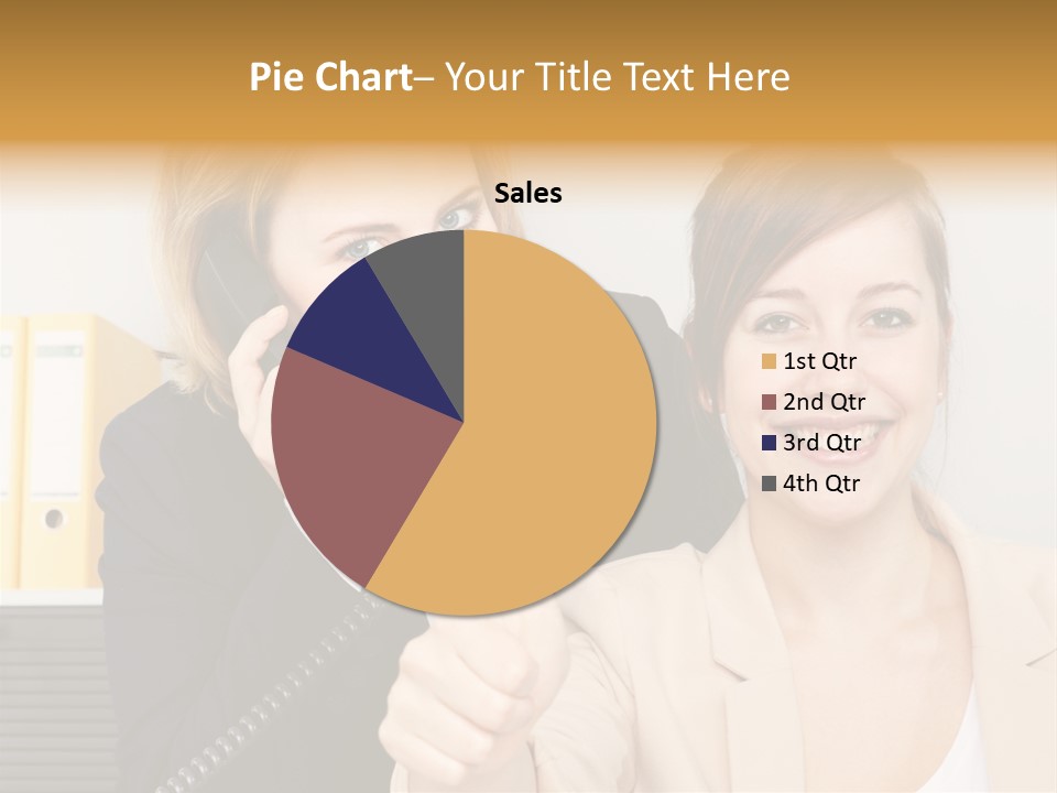 Service Arbeitsplatz Kommunikation PowerPoint Template