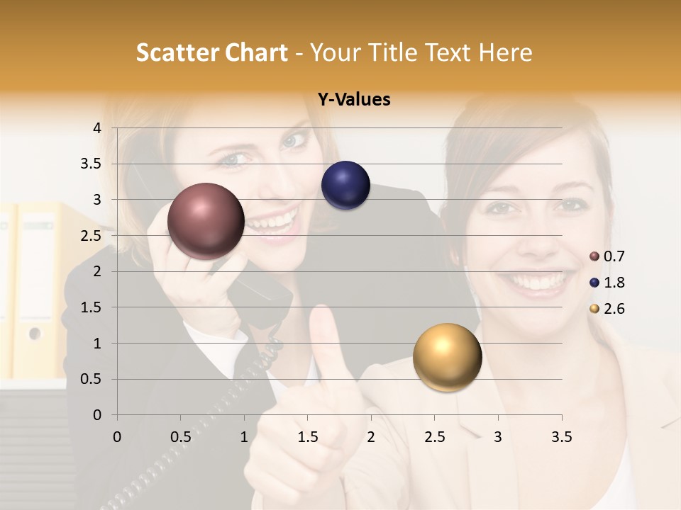 Service Arbeitsplatz Kommunikation PowerPoint Template
