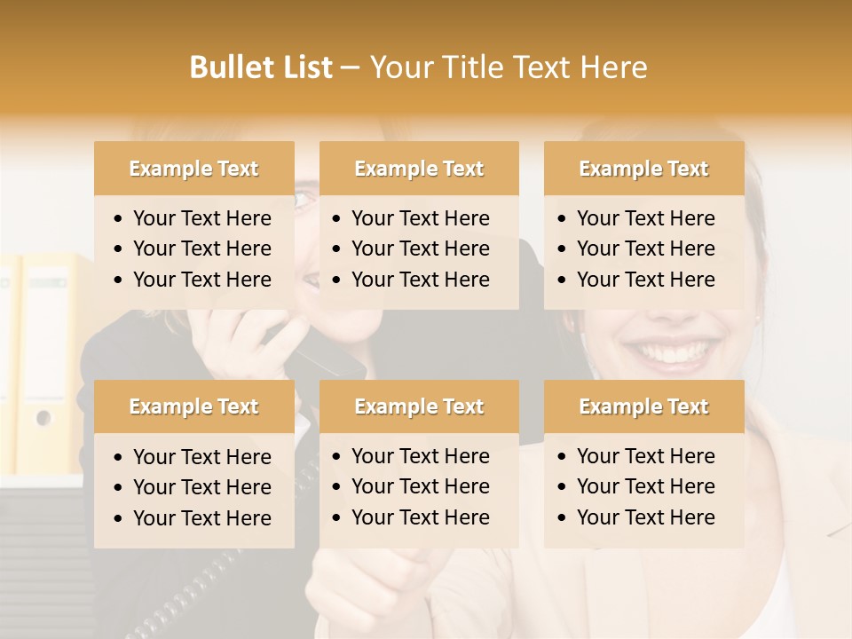 Service Arbeitsplatz Kommunikation PowerPoint Template