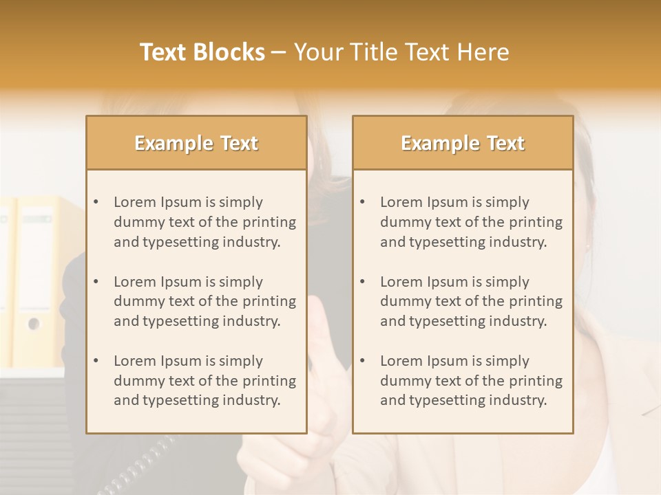 Service Arbeitsplatz Kommunikation PowerPoint Template