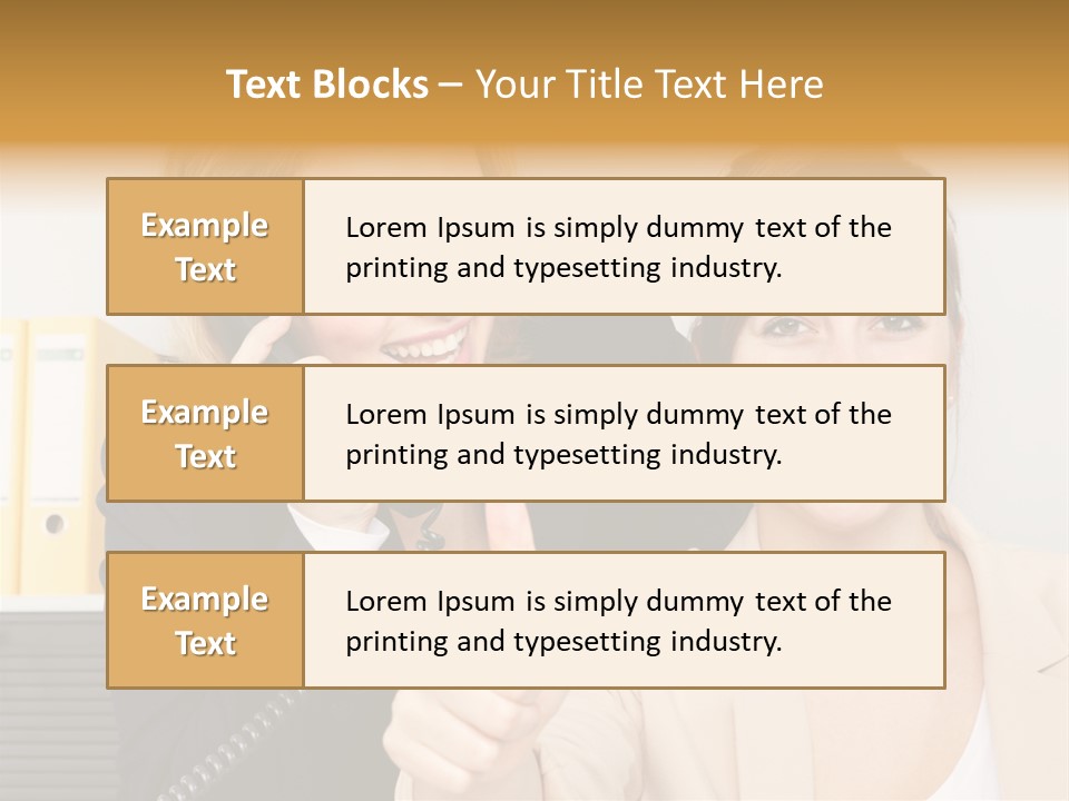 Service Arbeitsplatz Kommunikation PowerPoint Template
