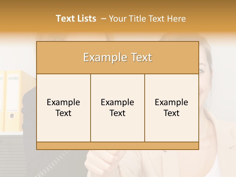 Service Arbeitsplatz Kommunikation PowerPoint Template