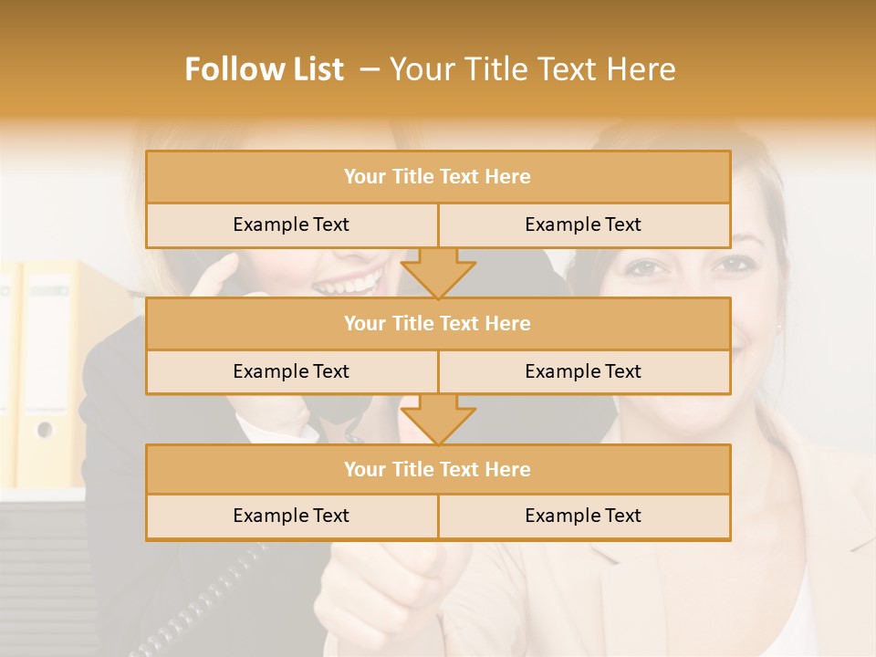 Service Arbeitsplatz Kommunikation PowerPoint Template